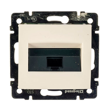 Информационная розетка Legrand Valene RJ45 UTP 5 кат 1 выход б/з белая - Электрика, НВА - Выключатели и розетки - Розетки - . Магазин оборудования для автономного и резервного электропитания Ekosolar.ru в Новочеркасске