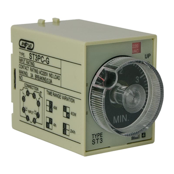 Реле времени 220V ST3PC-G (4-24h) Энергия - Электрика, НВА - Реле, автоматизация и управление - Реле времени - . Магазин оборудования для автономного и резервного электропитания Ekosolar.ru в Новочеркасске