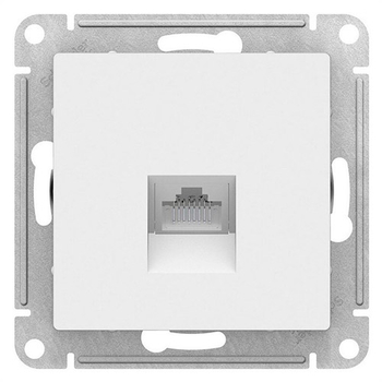 Розетка компьютерная SE AtlasDesign RJ45, белая механизм - Электрика, НВА - Выключатели и розетки - Розетки - . Магазин оборудования для автономного и резервного электропитания Ekosolar.ru в Новочеркасске