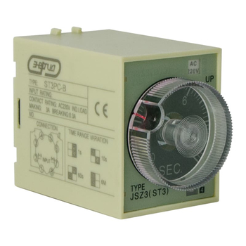 Реле времени 220V ST3PC-B (0.1-1s/10s/60s/6 min) Энергия - Электрика, НВА - Реле, автоматизация и управление - Реле времени - . Магазин оборудования для автономного и резервного электропитания Ekosolar.ru в Новочеркасске