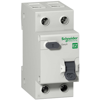 Дифференциальный автоматический выключатель Schneider Electric EASY 9 1P+N 20А 30мА C AC 4,5 кА - Электрика, НВА - Модульное оборудование - Дифференциальные автоматы - . Магазин оборудования для автономного и резервного электропитания Ekosolar.ru в Новочеркасске