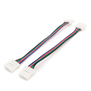 Комплект коннекторов Apeyron Electrics 09-12 (2 клипсы с проводами) для RGB-светодиодной ленты 12В IP20 10 мм - Светильники - Cветодиодные ленты - . Магазин оборудования для автономного и резервного электропитания Ekosolar.ru в Новочеркасске