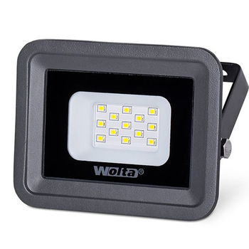 Светодиодный прожектор WOLTA WFL-10W/06W серый 5500K 10Вт SMD IP65 850Лм - Светильники - Прожекторы - . Магазин оборудования для автономного и резервного электропитания Ekosolar.ru в Новочеркасске