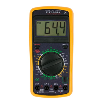 Мультиметр DT 9205A Энергия - Электрика, НВА - Измерительный инструмент - Мультимеры - . Магазин оборудования для автономного и резервного электропитания Ekosolar.ru в Новочеркасске