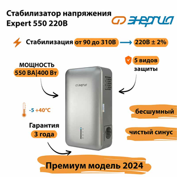 Инверторный cтабилизатор напряжения Энергия Expert 550 220В - Стабилизаторы напряжения - Инверторные - . Магазин оборудования для автономного и резервного электропитания Ekosolar.ru в Новочеркасске